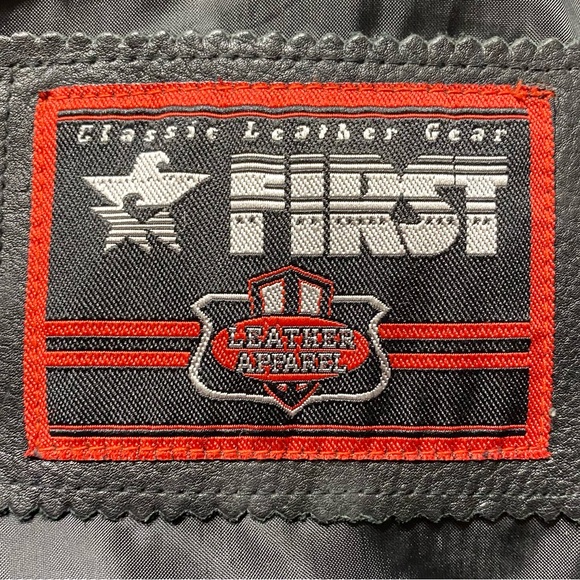Women’s First Leather motorcycle jacket size L - Picture 5 of 5
